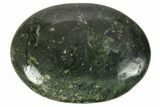 Polished Jade (Nephrite) Palm Stone - Afghanistan #220992-1